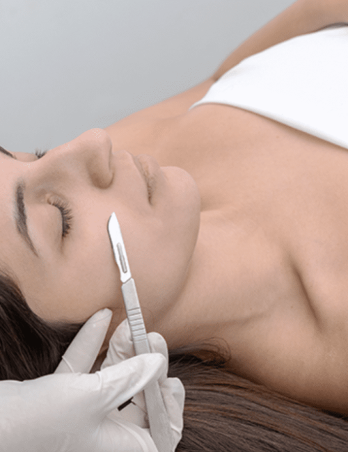 Dermaplaning facial at Lotus Health & Aesthetics